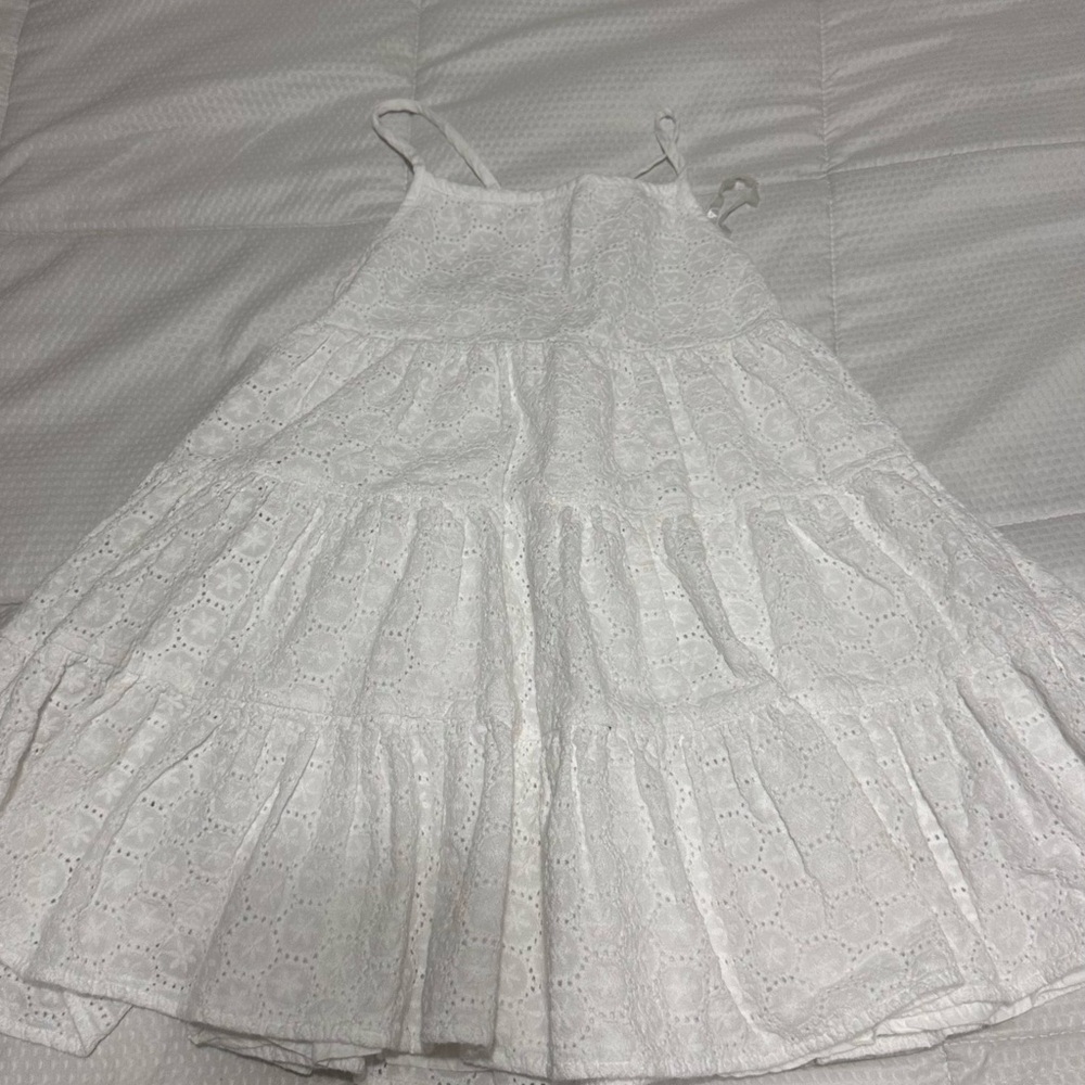 Joie White Eyelet Kids Dress